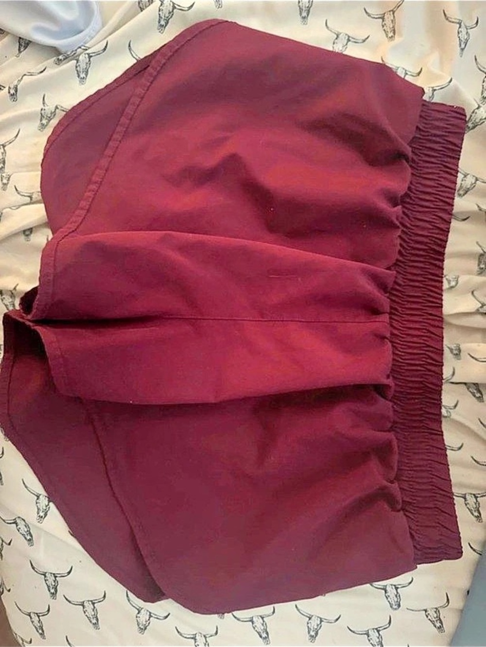 shien Lined Short Athletic Shorts maroon